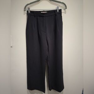 Ambercrombie & Fitch Classic Wide Leg Flare Black Pants Trousers 25/0S Women’s